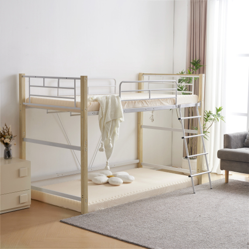 【高さ110cm】ロフトベッド （S）収納 北欧風 一人暮らし　WHITE 高さ110cm】ロフトベッド （S）収納 北欧風 一人暮らし WHITE