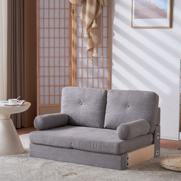 ソファ 二人掛け カウチ 抱き枕付き ソファー おしゃれ ソファーベッド