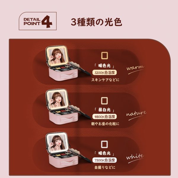 【新品未使用】女優ミラーメイクボックス 女優ミラー ミラー メイクボックス ライフスタイル雑貨 化粧